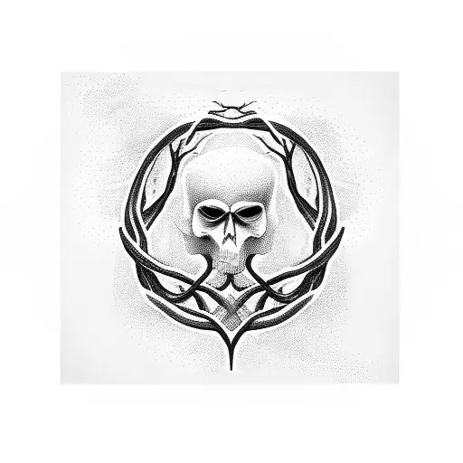 A Dark And Mysterious Tree With Roots That Resemble Bondage Ropes