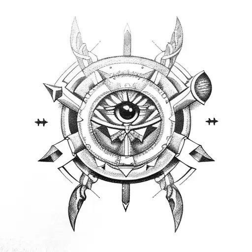 Sagittarius With Sharingan