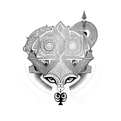 African Tribal Design For Sleeve