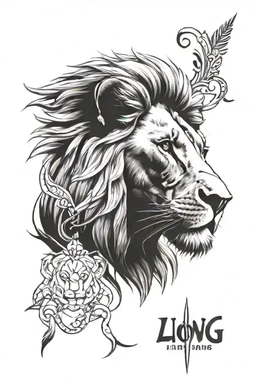 Lion King Scar Lion Face With Memorial Date