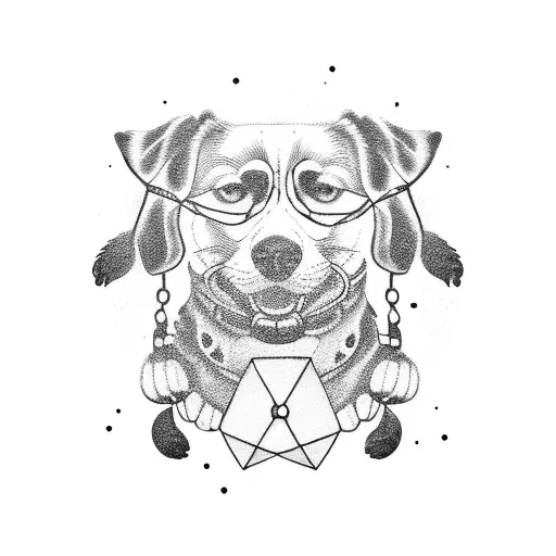 Dogpaw Shaped Cookie Hung In A Pink Dog Collar