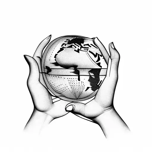 Globe In Hands