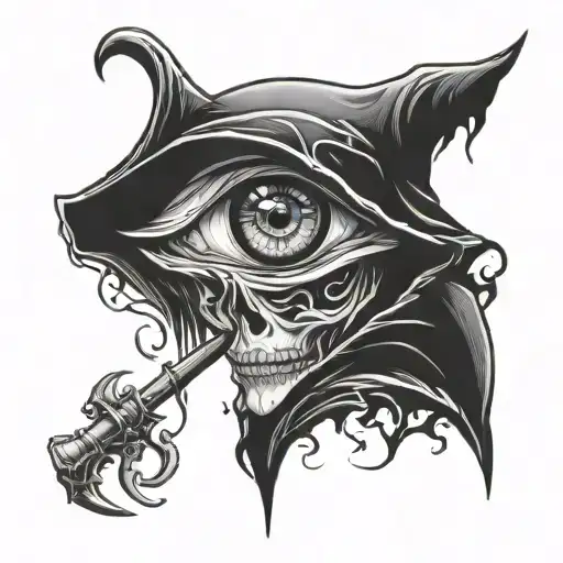Eye And Grim Reaper