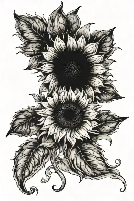Sunflower And Paw