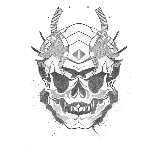 Samurai Skull Full Slave