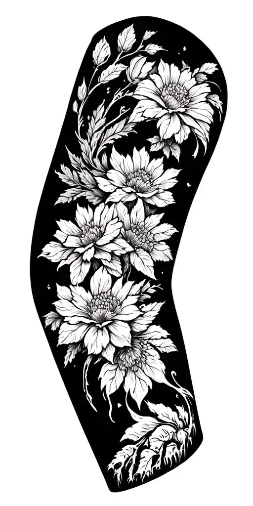 Kansas Arm Sleeve Tatoo Design
