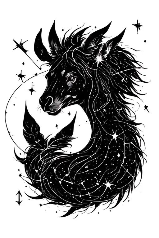 Constellation And Sagittarius Sign