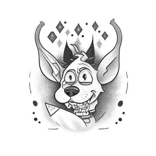 Courage The Couwardly Dog As The Grim Reapr