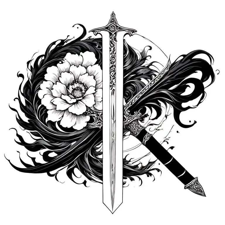 Olas Japonese Sword Whith