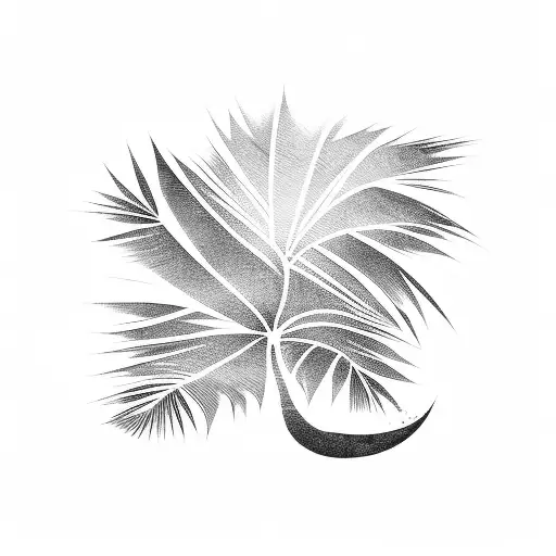 A Baseball Field Shaped Like A Palm Tree Leaf