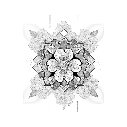 A Stack Of Money Intertwined With Blooming Flowers