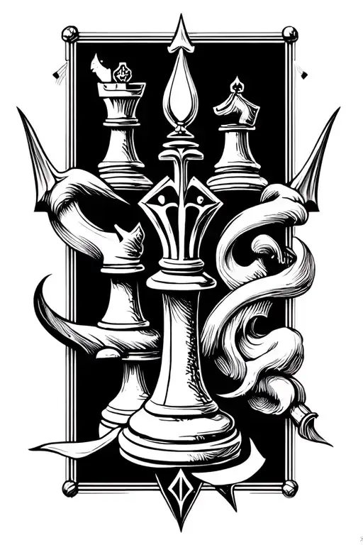 Trident Mixed With Chess