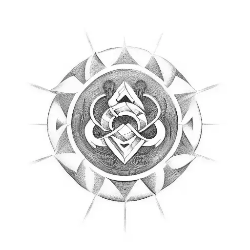 An Infinity Insignia That Symbolizes Protection Of Your Brother