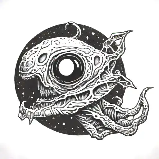 Alien Holding Galaxy