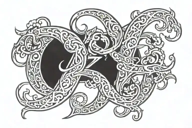 Number 423 With The Word Demon Written Under It In Cursive