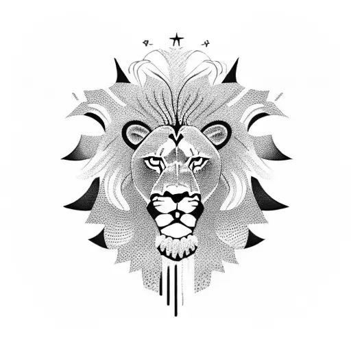 A Lion And Infinity Sign Intertwined To Symbolize Eternal Protection And Loyalty To Your Brother