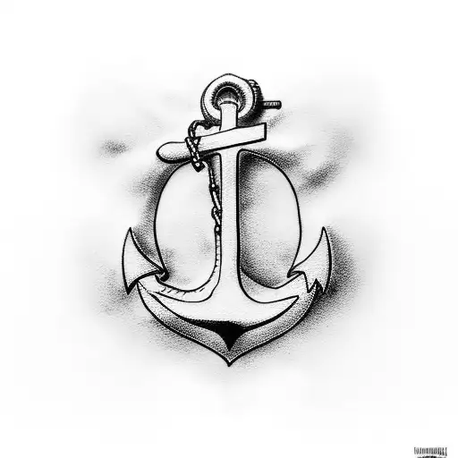 Anchor Leaning On Christian Cross