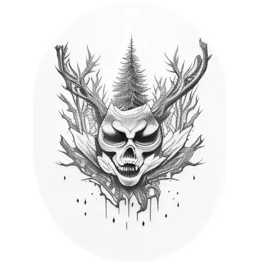 Creepy Forest Sleeve