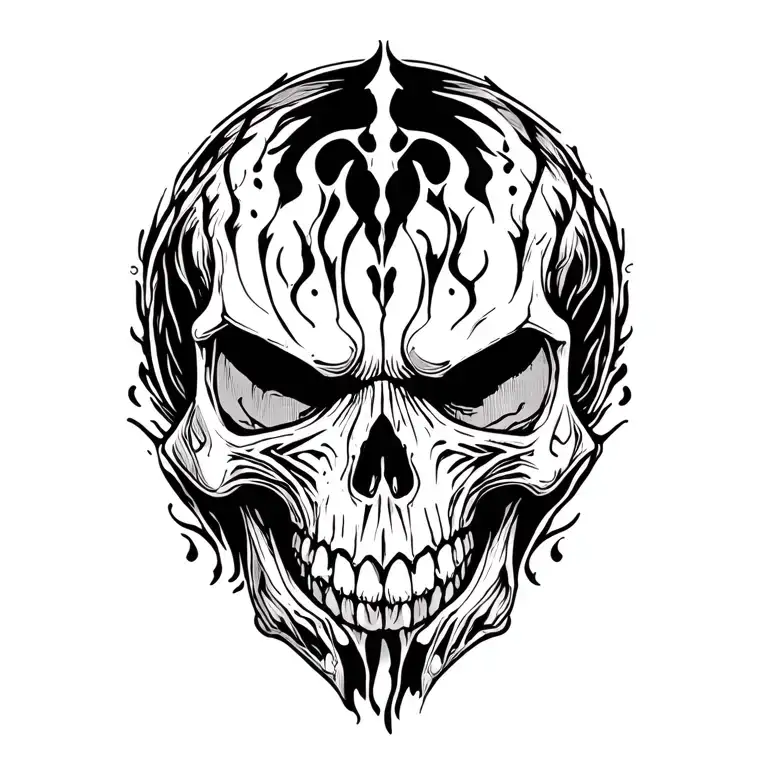 Evil Skull Rippng Skin