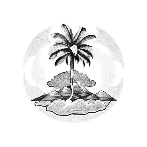 Island Palm Tree