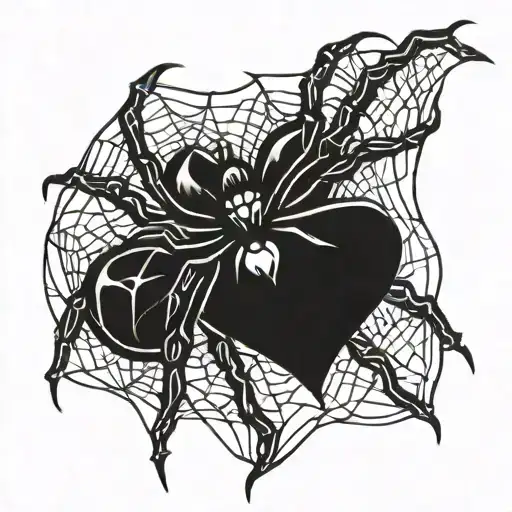 Spider Featuring Heart