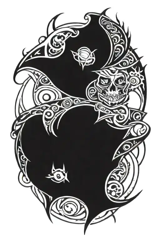 A Sexy Electrician Tribal Honor Alpha Design Incorporating Elements Of Cards And Sharp Nature