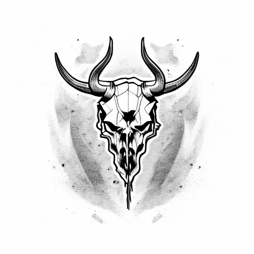 Bull Skull Wolf Zombie