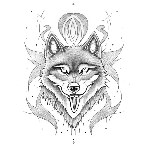 Female Vampire And Wolf