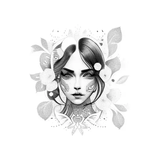 Side Of Beautiful Women's Face