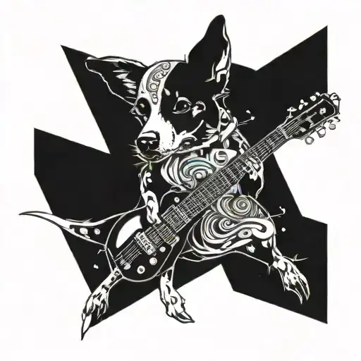 Universe Dog Guitar