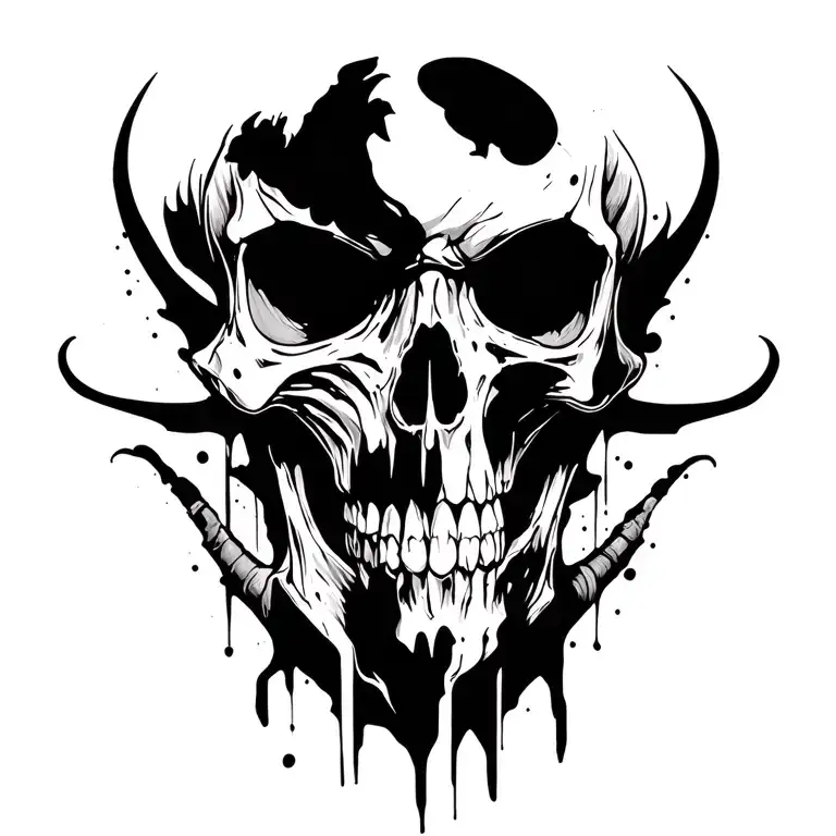 Evil Skull Rippng Skin