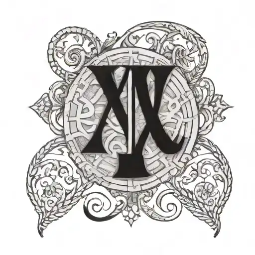 Roman Numerals Iv Xii Mmxiv