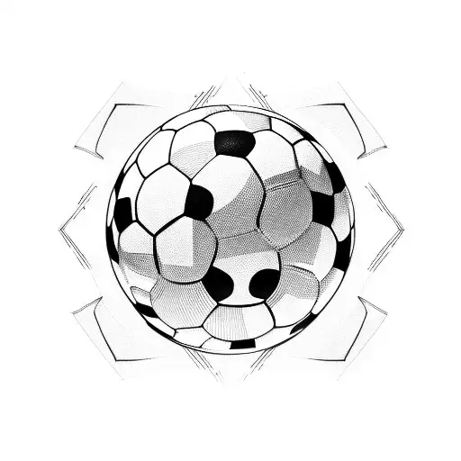 A Soccer Ball Morphing Into Lines Of Code