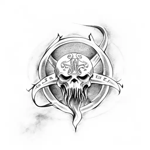 Harry Potter Death Eater Dark Mark Black Fire