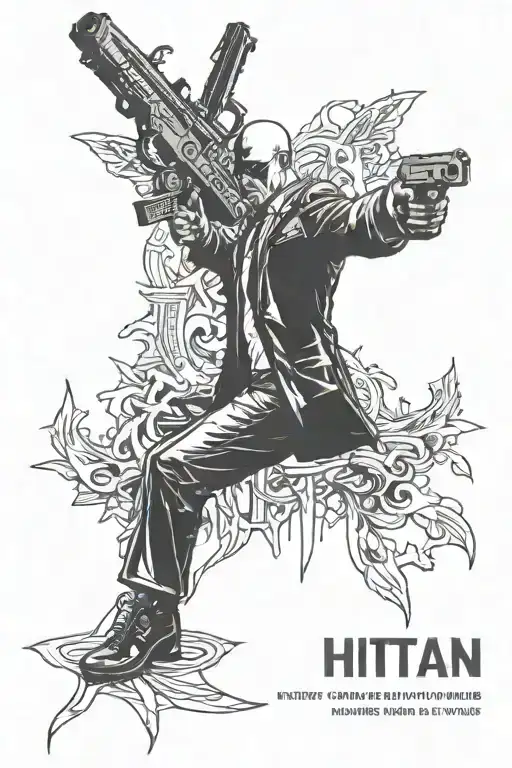 Aesthetic Writting Saying Hitman