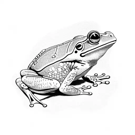 Frog Astronaut Side Profile