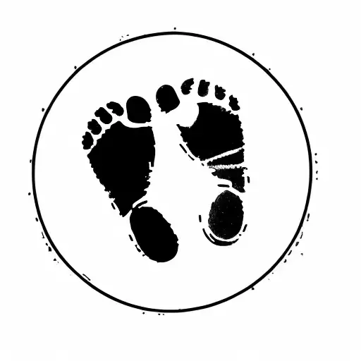 The Footprints Of A Baby