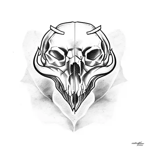 Blindfolded Animal Skull