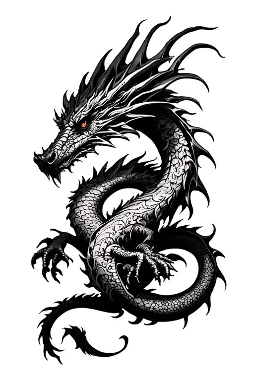 Gothic Dragon Wrapped