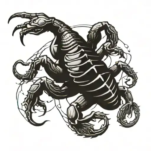 Scorpion With A Womans Upper Body