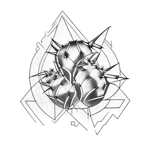 Cactus Con Globo Atado