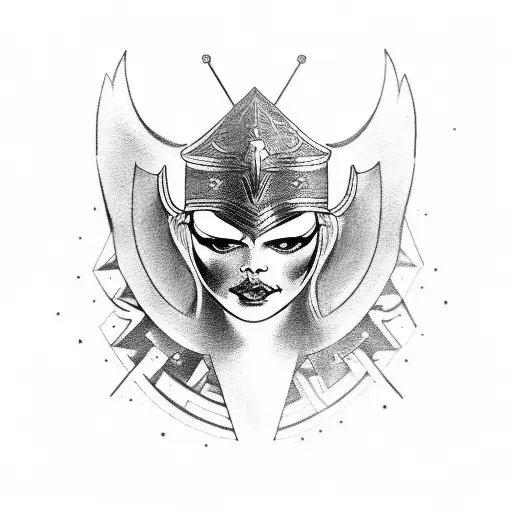 Valkyrie Going To Valhalla