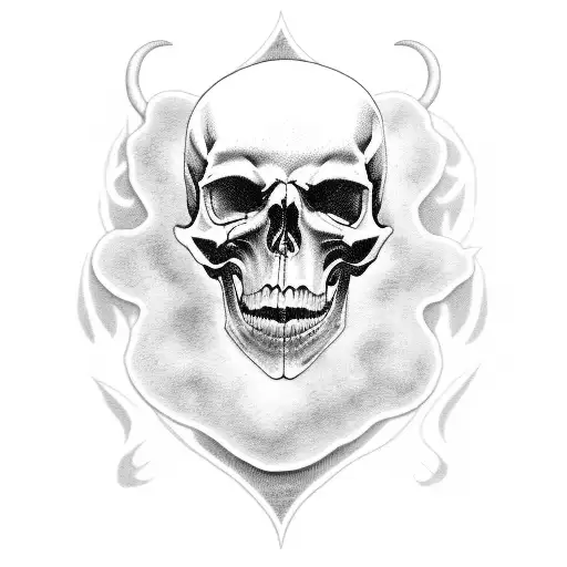 Grim Reaper Flames Skulls