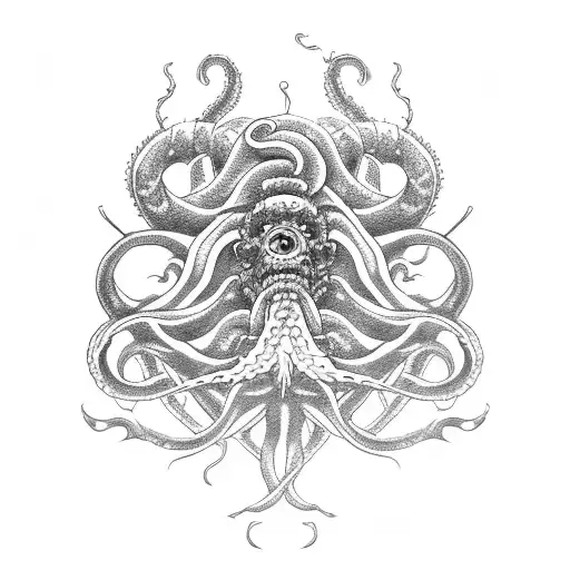 Kraken Attacking Ship