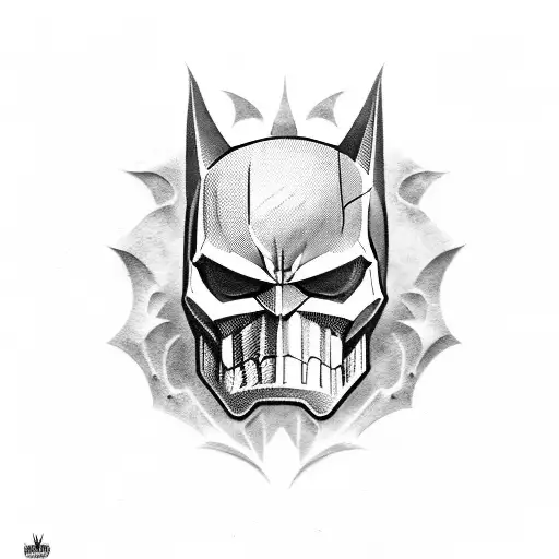 Batman With Skull Head