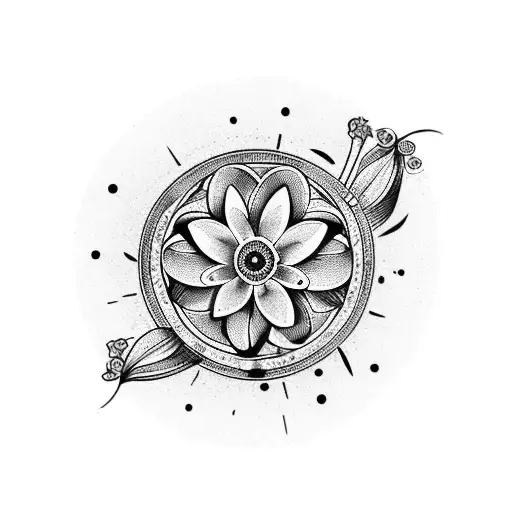 Circle Of Life Forget Me Not Flowers