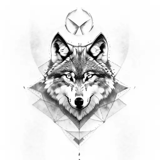 Wolf With Broken Teth