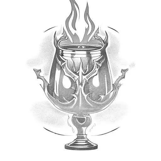 Chalice With Fire