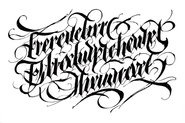 Neutral Inscription Dark Lettering