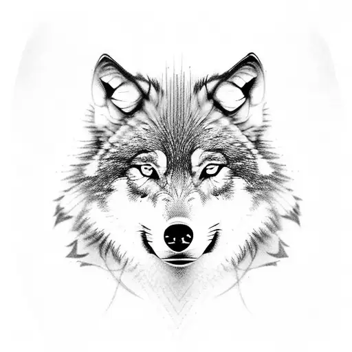 Wolf Protecting Grave